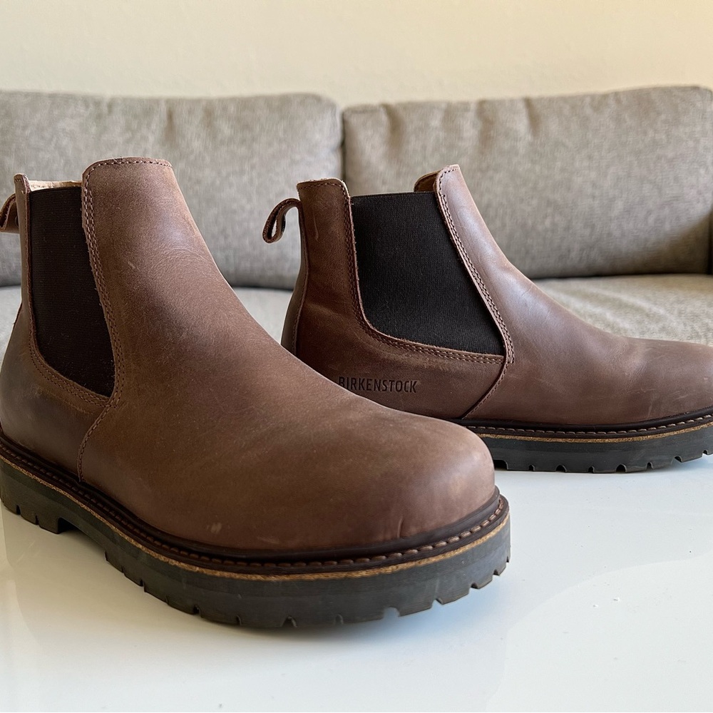 Birkenstock Brown Chelsea Boots